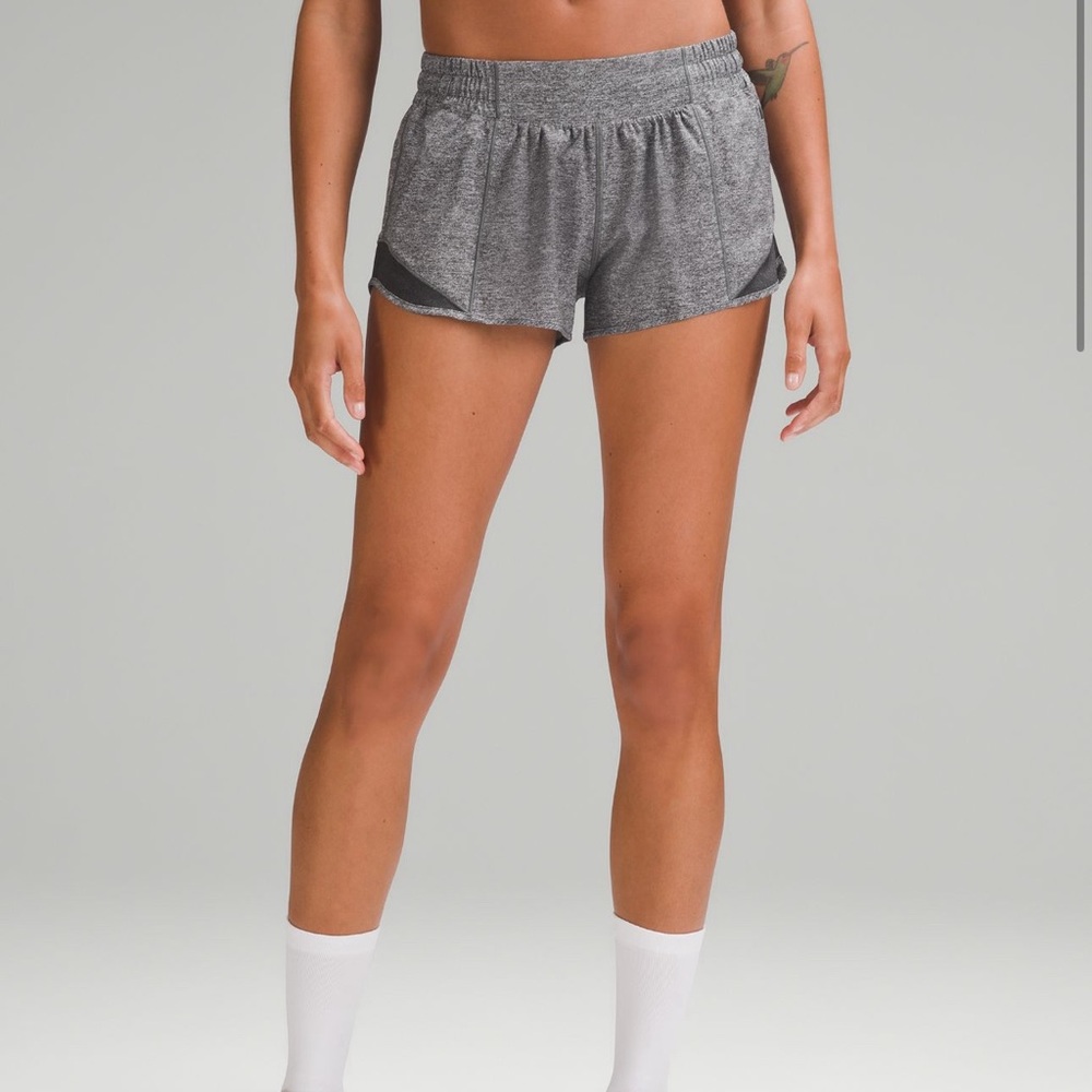 LULULEMON HOTTY HOT 2.5 GRAY SIZE 8
